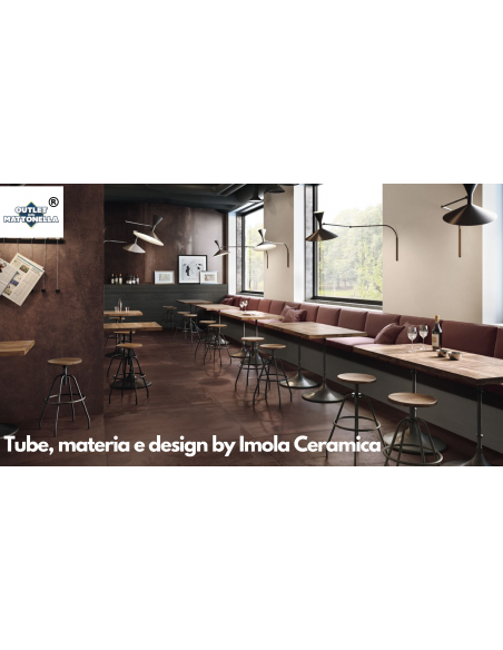 Tube gres porcellanato 60x 120 .Materia e design