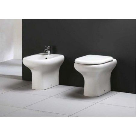 VASO+ BIDET+COPRIWC  COMPACT FILO MURO