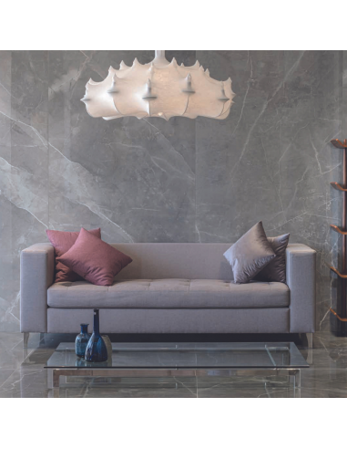 Gres porcellanato Amani Light Grey cm 60 x 120.Ambientazione 2