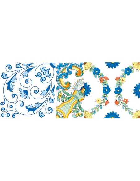 Rivestimento tipo vietri serie Pastel cm20x50