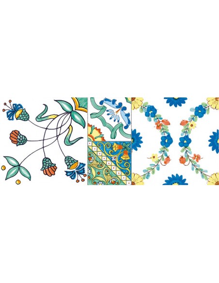 Rivestimento tipo vietri serie Pastel cm20x50