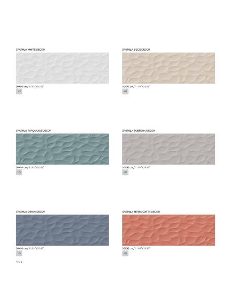 Serie Spatula di Rak Ceramics Decori.