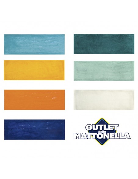 Rivestimento bagno ceramica 20x60 SHADE, cartella Colori