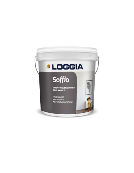 Idropittura lavabile traspirante Soffio lt14