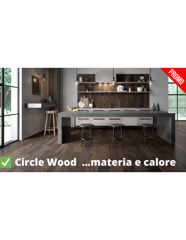 Circle Wood di Rak cm 20x120 colore Brown