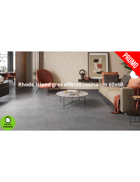 Gres effetto resina Rhode Island cm 60x60 di Rak Ceramics.