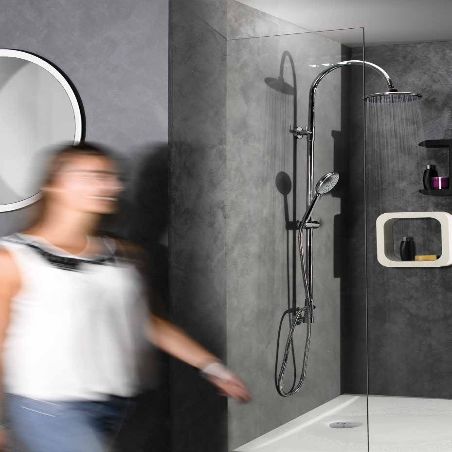 COLONNA DOCCIA NATURE TONDA