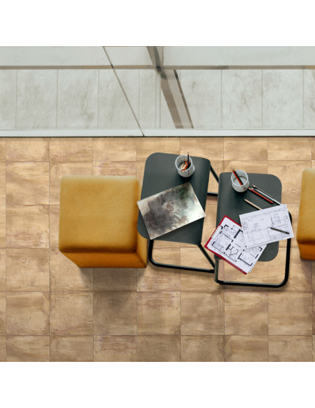 Gres porcellanato effetto cotto cm 34x34 di Ceramica San Giovanni.