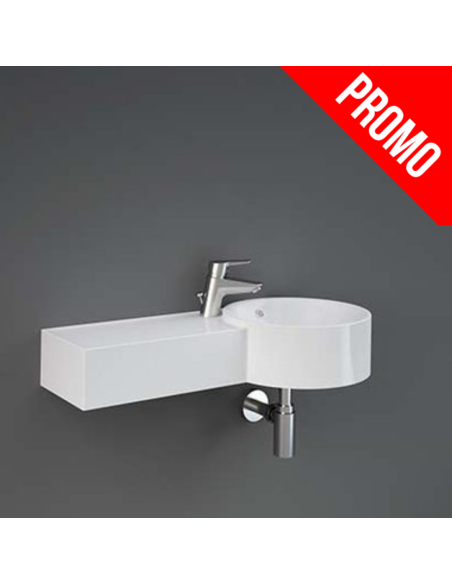 RAK PETIT lavabo sospeso con ripiano dx o sx.