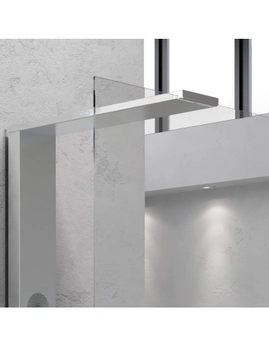 PARETE DOCCIA WALK IN CON COLONNA...