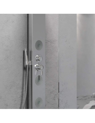 PARETE DOCCIA WALK IN CON COLONNA...