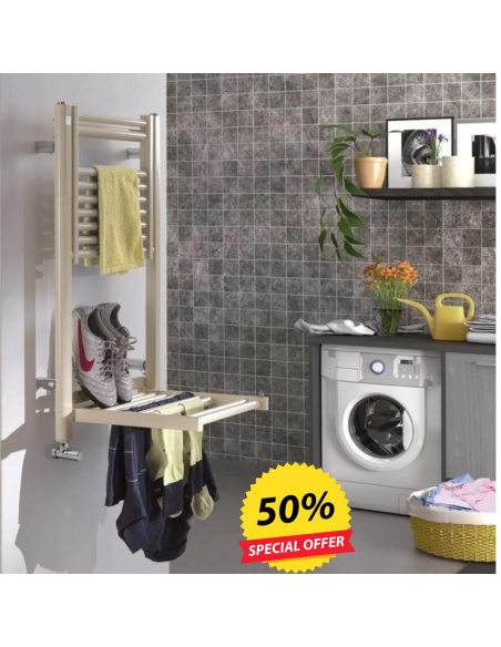 Termoarredo design Stendy di Deltacalor cm 89x52