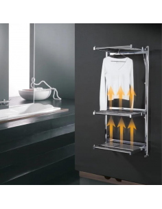 Termoarredo design Stendy di Deltacalor cm 89x52