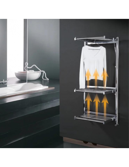 Termoarredo design Stendy di Deltacalor cm 89x52