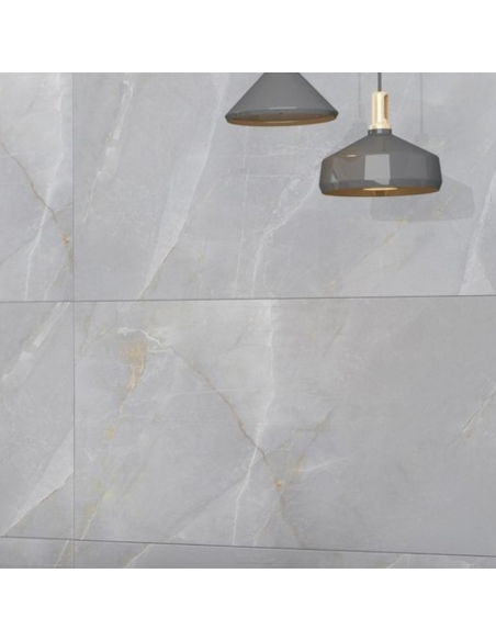 Boston Silver gra porcellanato effetto marmo cm 60x120