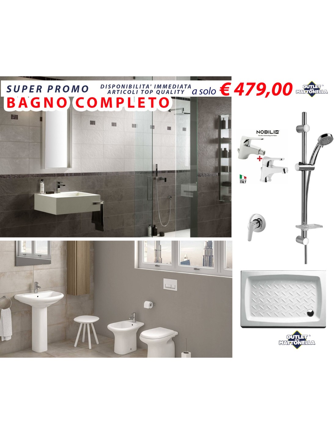 Offerta bagno completo a € 479