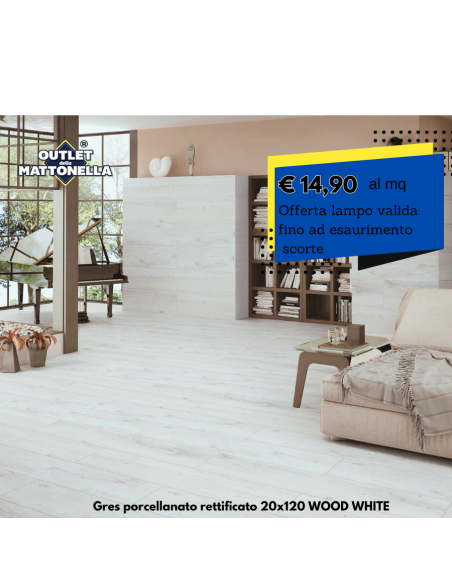 Wood gres porcellanato effetto legno 20x120 cm