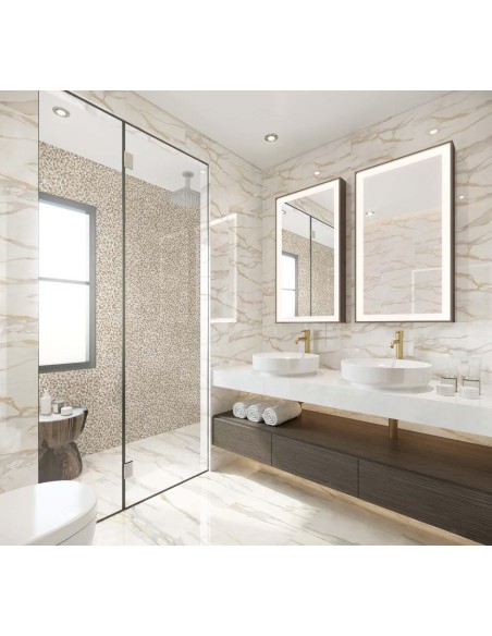 Rivestimento effetto marmo onda 3d serie Marmi Lux