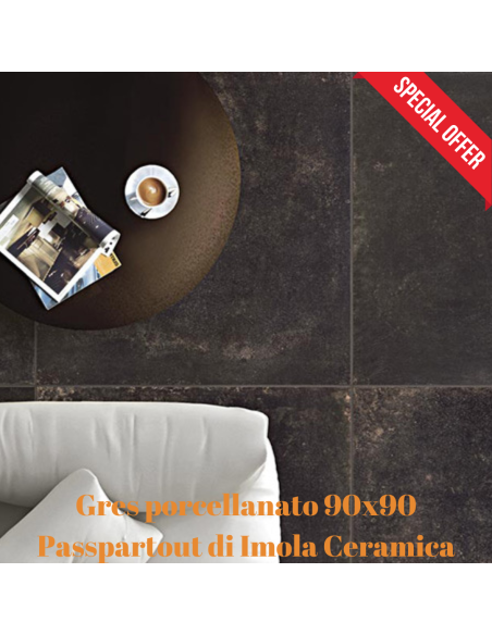 Gres porcellanato cm 90x90 Passepartout di Imola Ceramica