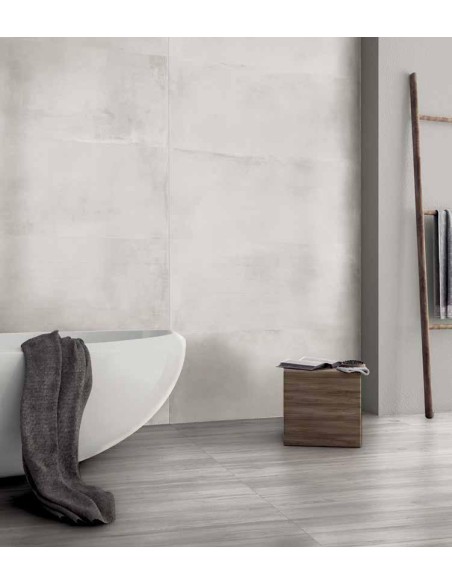 Caementum albus gres porcellanato effetto cemento 60x120