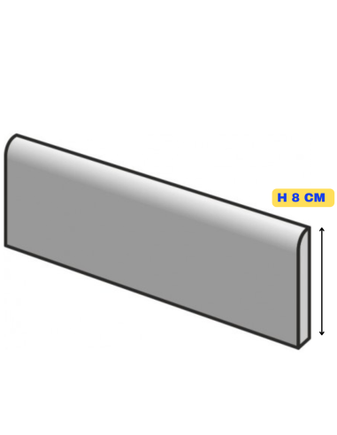 Battiscopa in gres porcellanato h 8 cm