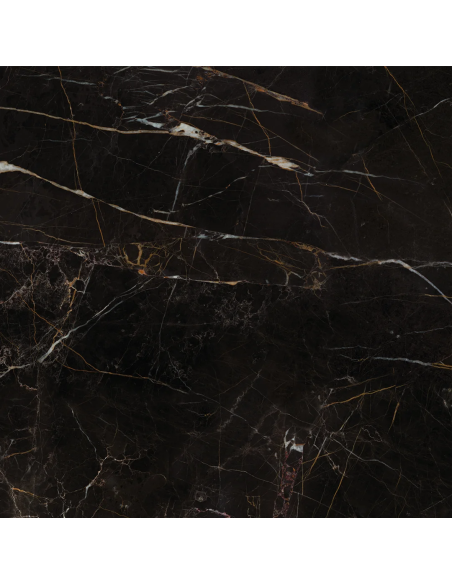Gres porcellanato effetto marmo nero e oro Shine 60x120