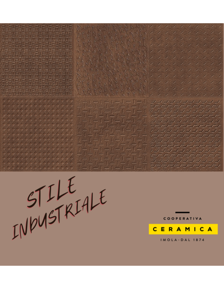 Gres porcellanato effetto corten District  stile industriale