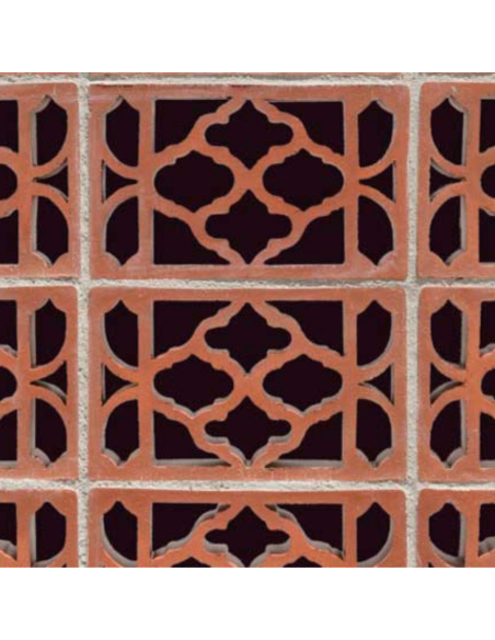 Frangisole in cotto Solava mod. Iris cm28x17x11