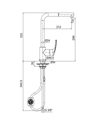 Paini Atomix 3.0 miscelatore monoforo...