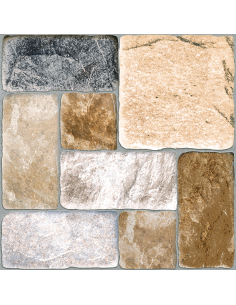 Milestone gres porcellanato effetto pietra 31x31 cm 2