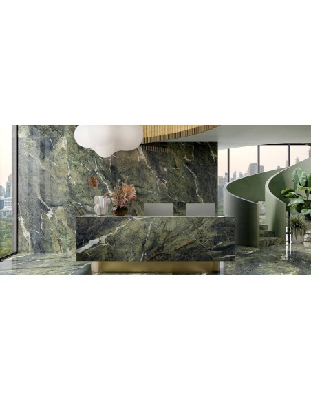 Fantastic Green gres porcellanato effetto marmo verde 60x120