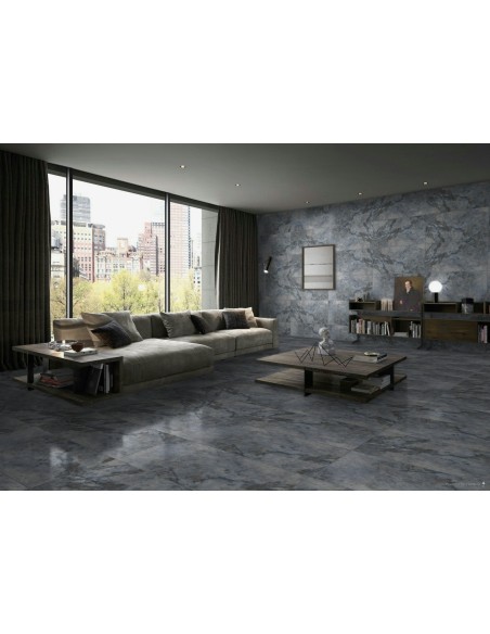Granito Blu Ande gres effetto marmo azzurro Rak Ceramics 60x120