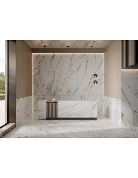 Calacatta Imperiale Lucido gres porcellanato Rak Ceramics
