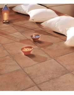 Gres porcellanato effetto cotto Campiello bronzo 32,5x32,5 2