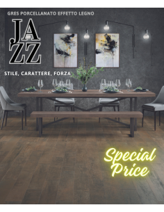 Jazz age gres porcellanato effeto legno 20x120