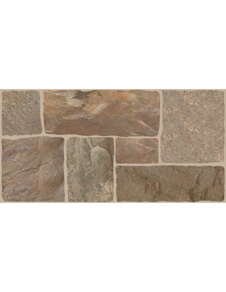 Pietra rosso gres porcellanato 30x60 cm