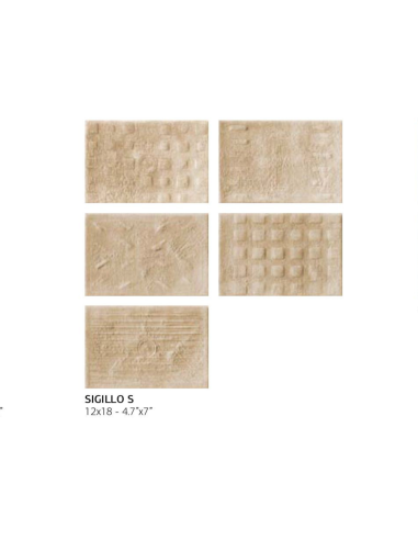 Rivestimento cm 12x18 Sigillo S di...