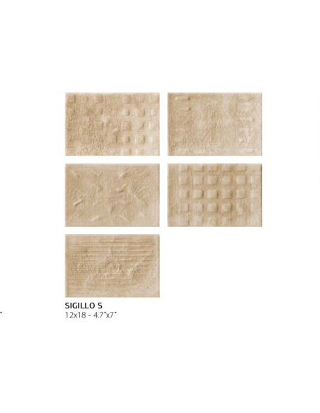 Rivestimento cm 12x18 Sigillo S di Imola Ceramica
