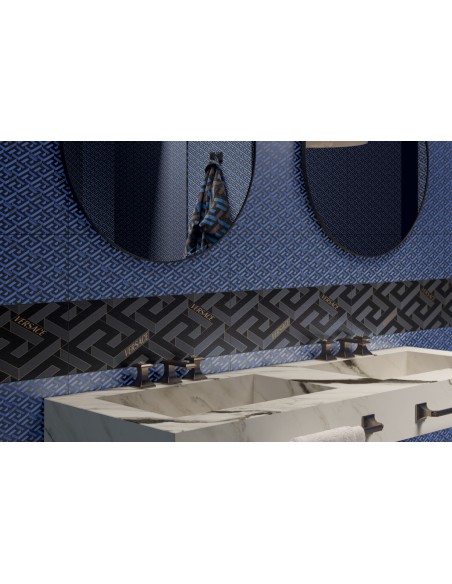 Versace Icons La Greca midi Blue