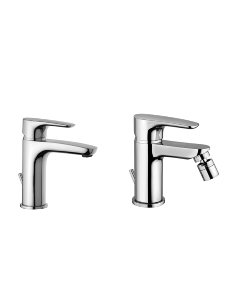 Set miscelatori per lavabo e bidet Paini Parallel