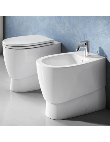 Coppia sanitari Demy filomuro di Dolomite