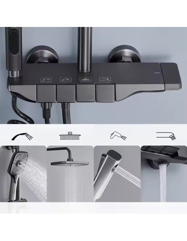 Colonna doccia comando a pianoforte Melody