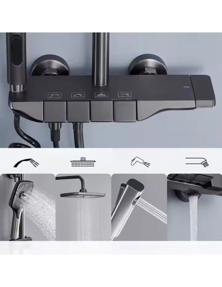 Colonna doccia comando a pianoforte Melody