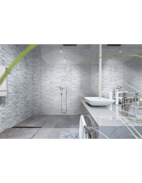 Gres porcellanato effetto muretto earthstone grey 15x60 cm