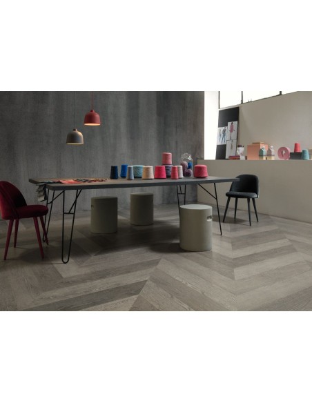 Wzone gres porcellanato effetto legno spina taglio chevron