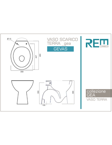 Set sanitari Gea bianco lucido con...