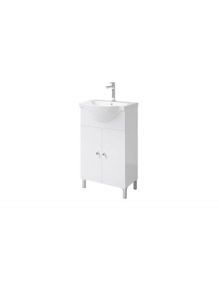 Mobiletto bagno con lavabo Jolly con piedini