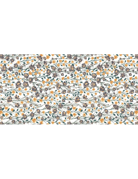 Campo fiorito gres decorato effetto carta da parati 60x120