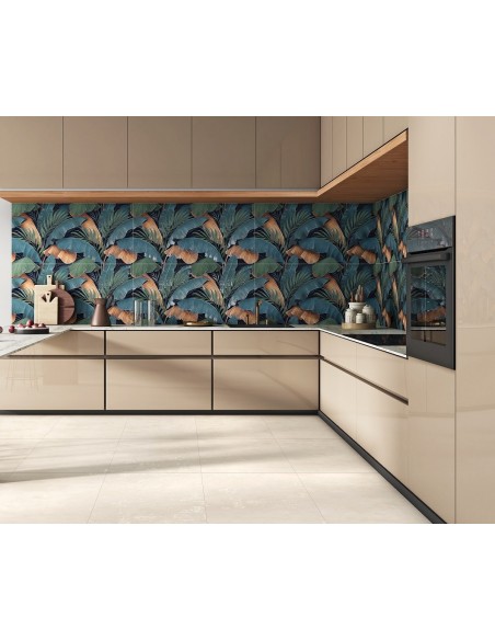 Lastra gres porcellanato decorato Botanical 120x240 cm