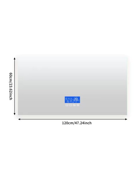 Specchio Smart da bagno retroilluminato con led multifunzione